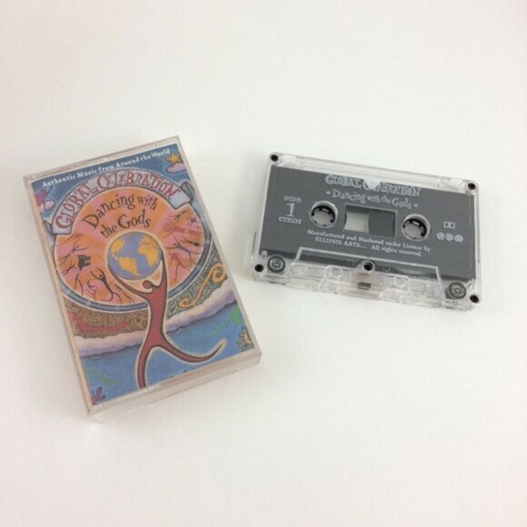 4 1990s Global Celebration World Music Cassette Tapes Ellipsis Arts New Age - Picture 6 of 12